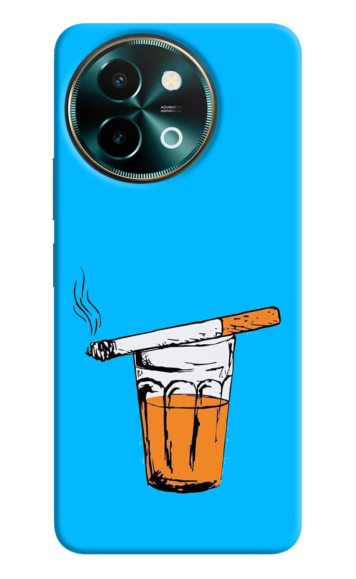 Chai Sutta Vivo Y58 5G Hard Case Back Cover by Casekaro