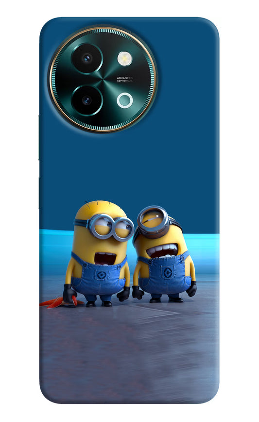 Minion Laughing Vivo Y58 5G Hard Case Back Cover by Casekaro