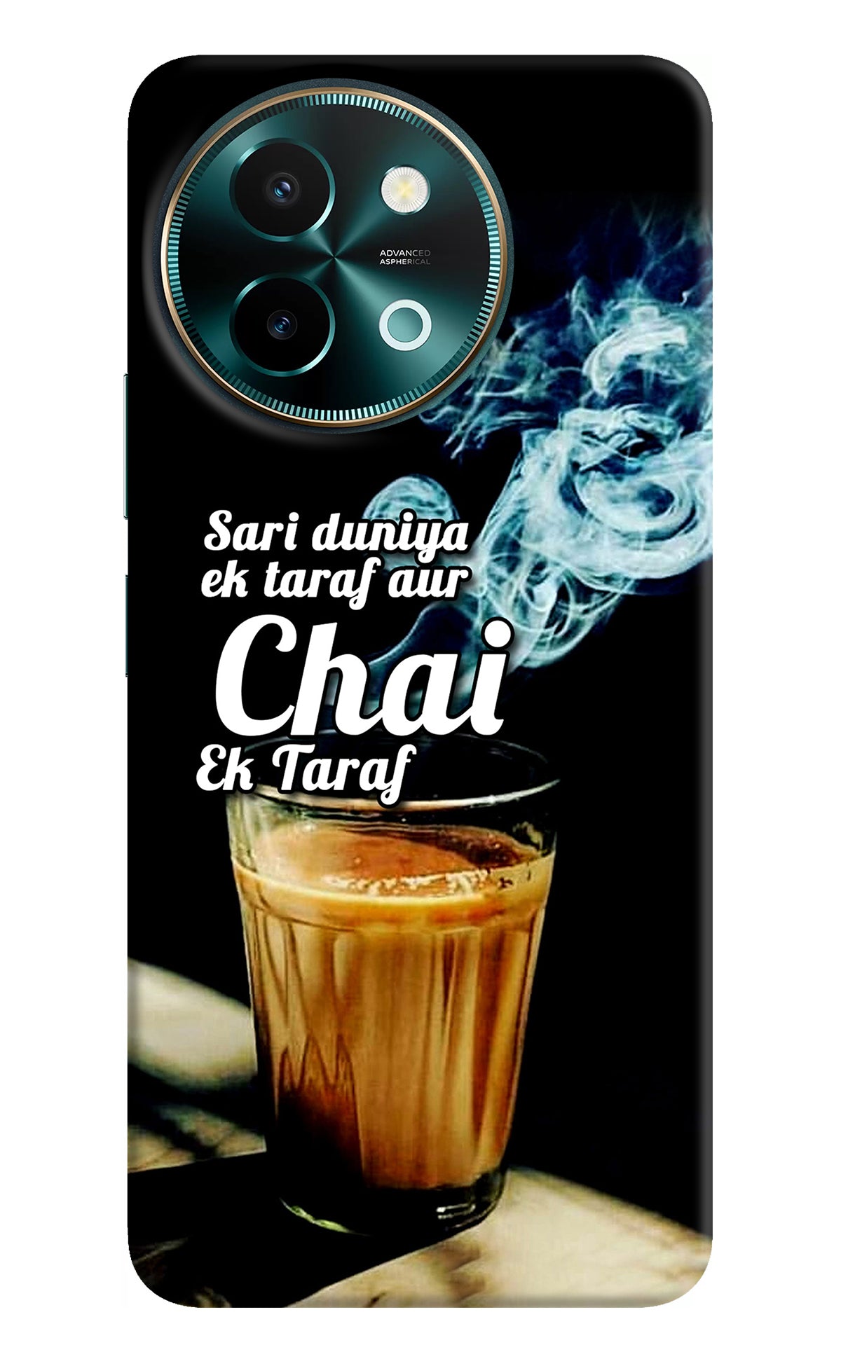 Chai Ek Taraf Quote Vivo Y58 5G Back Cover