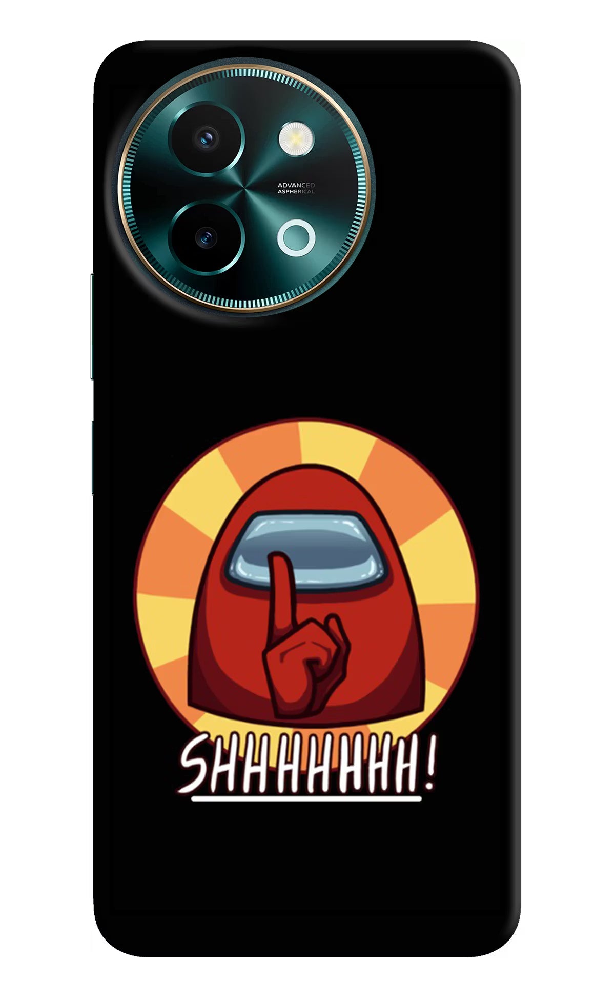 Among Us Shhh! Vivo Y58 5G Hard Case Back Cover by Casekaro