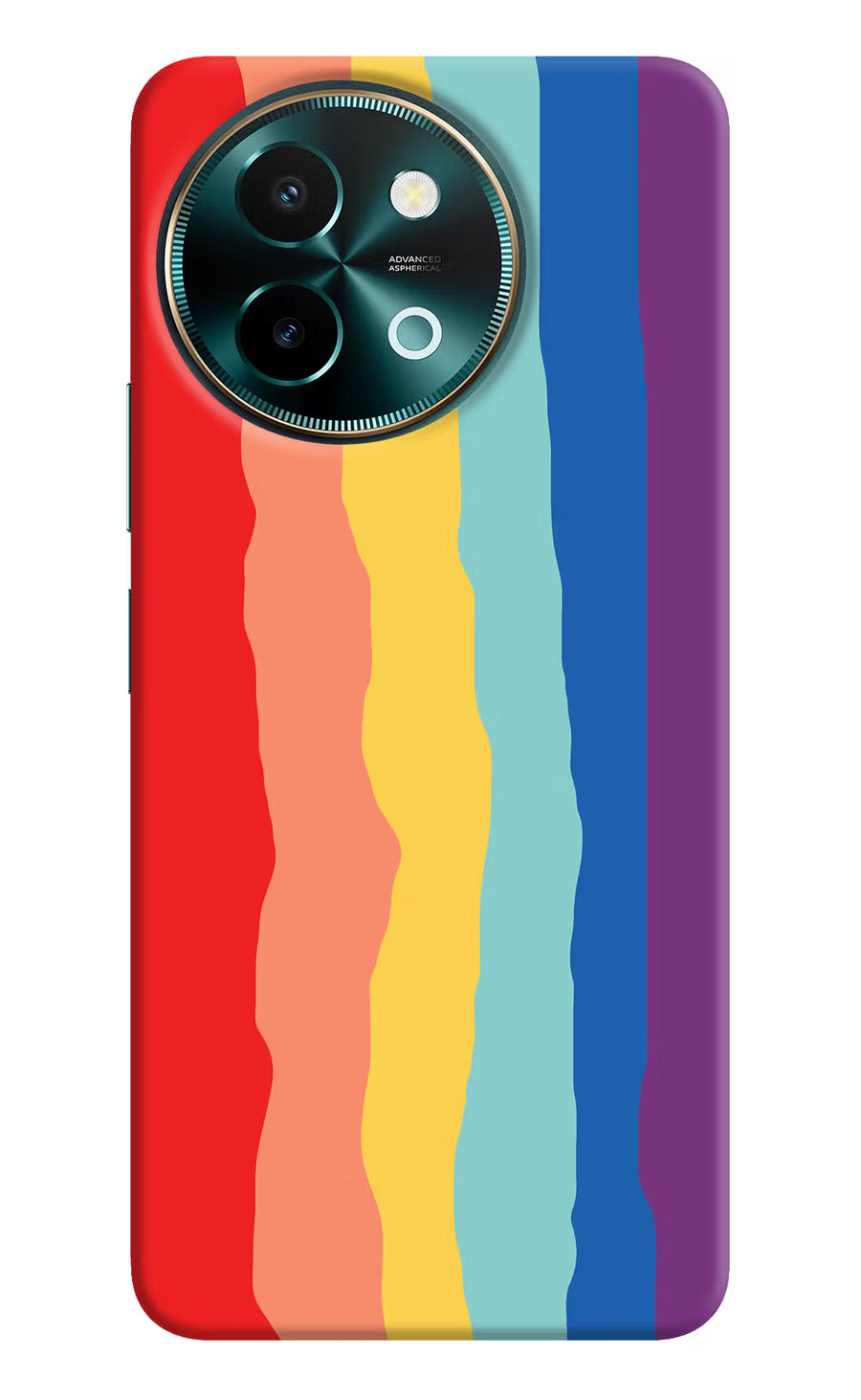 Rainbow Vivo Y58 5G Back Cover, Hard case