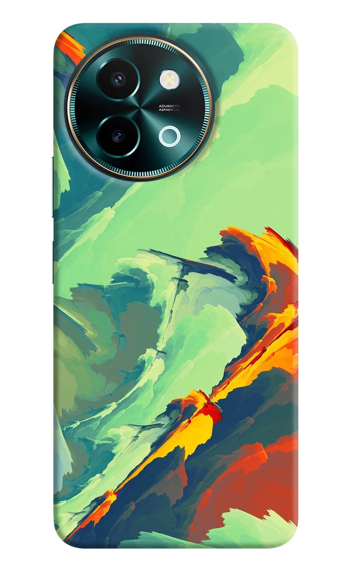 Paint Art Vivo Y58 5G Hard Case Back Cover by Casekaro