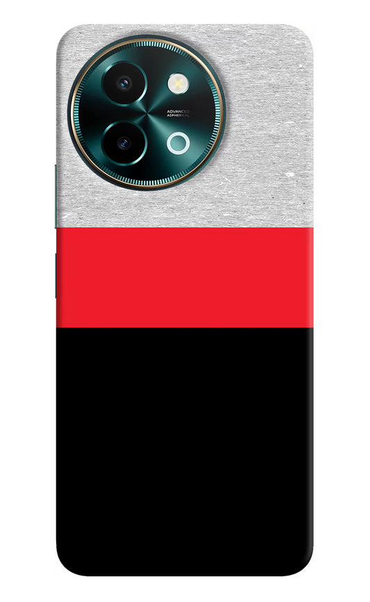 Tri Color Pattern Vivo Y58 5G Hard Case Back Cover by Casekaro