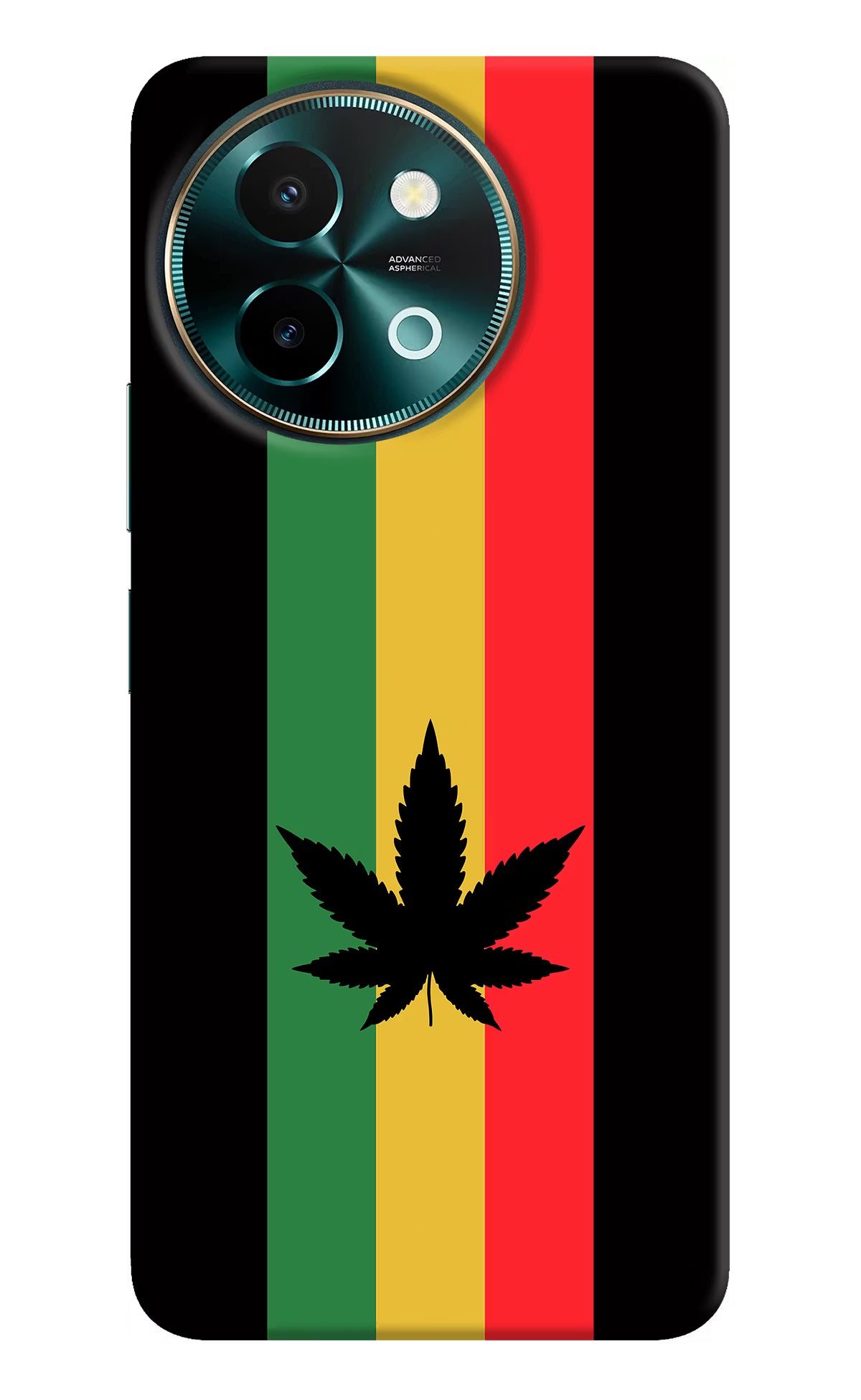 Weed Flag Vivo Y58 5G Hard Case Back Cover by Casekaro
