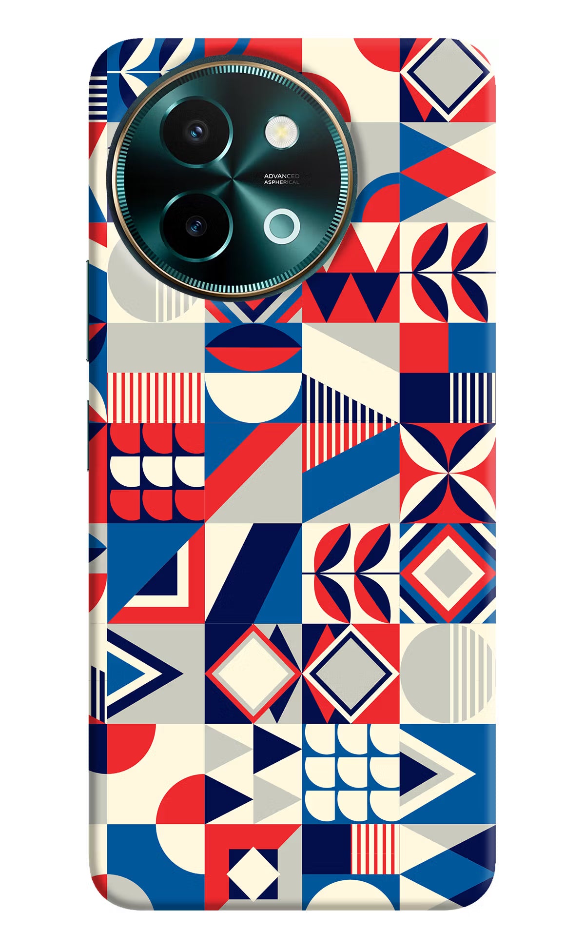 Colorful Pattern Vivo Y58 5G Hard Case Back Cover by Casekaro
