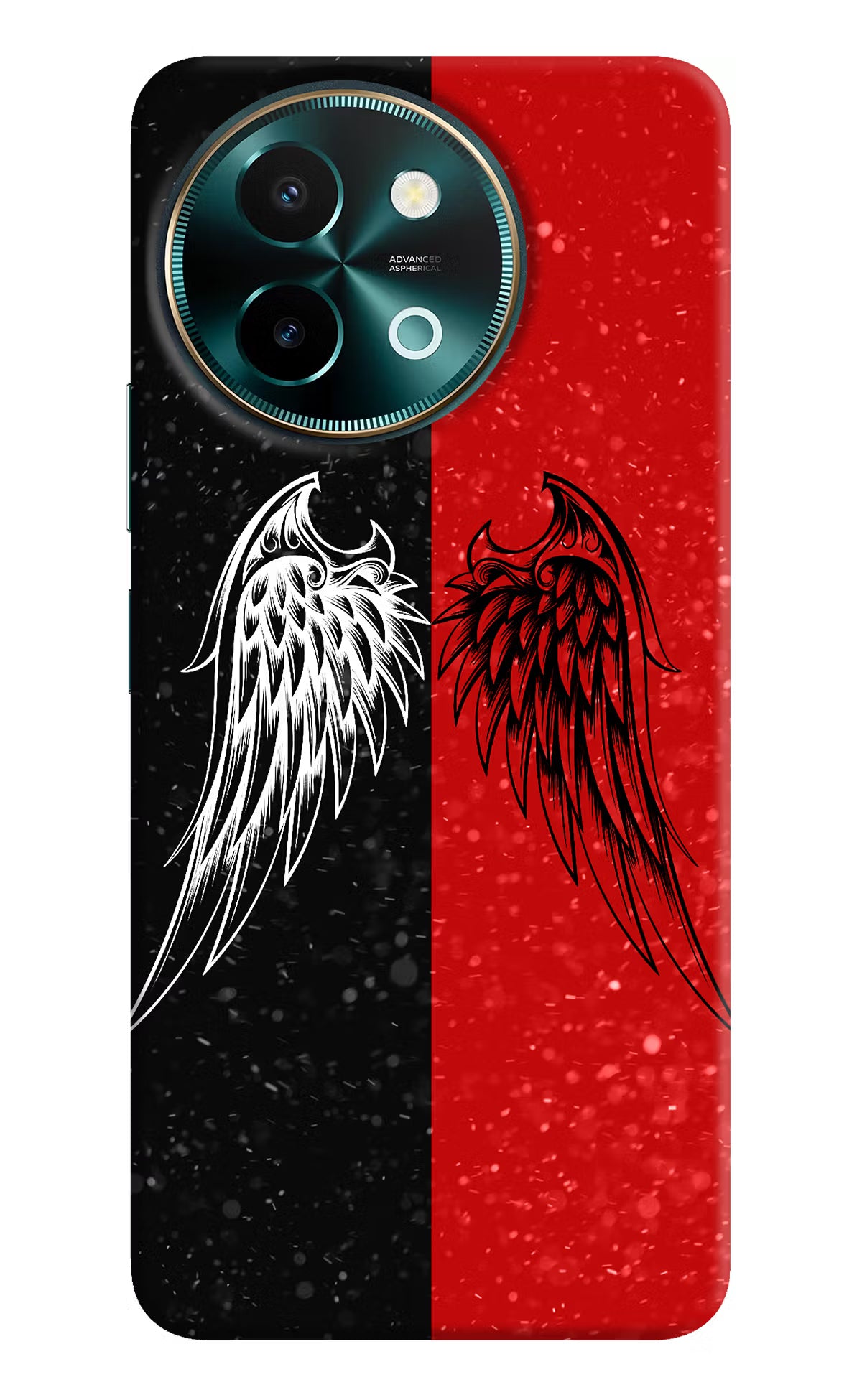 Wings Vivo Y58 5G Hard Case Back Cover by Casekaro