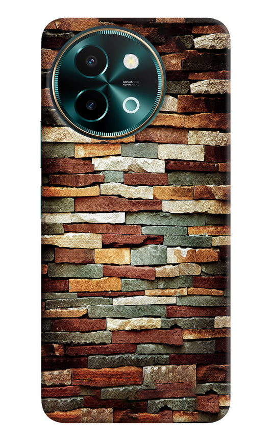 Bricks Pattern Vivo Y58 5G Back Cover