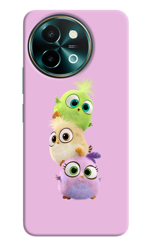 Cute Little Birds Vivo Y58 5G Hard Case Back Cover by Casekaro