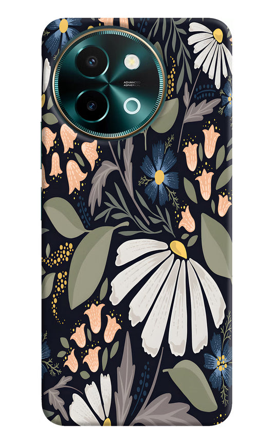 Flowers Art Vivo Y58 5G Hard Case Back Cover by Casekaro