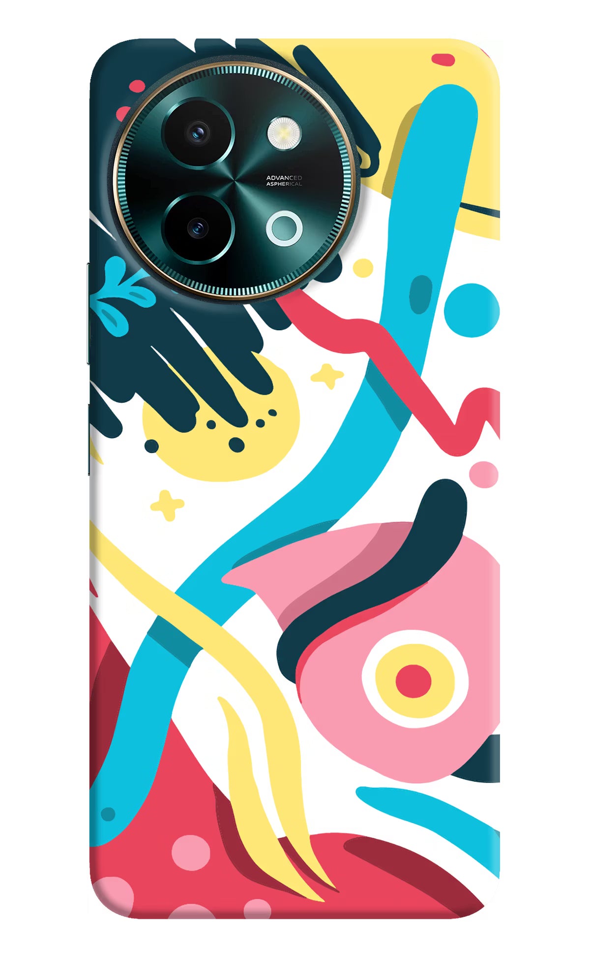 Trippy Vivo Y58 5G Hard Case Back Cover by Casekaro