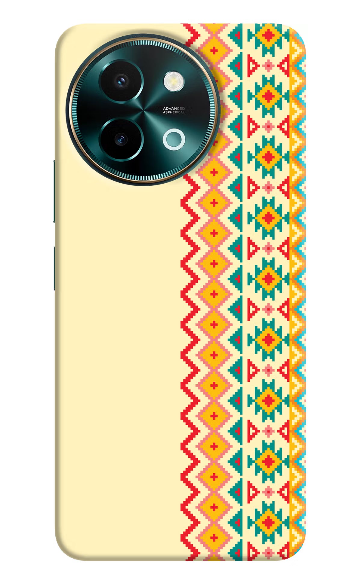 Ethnic Seamless Vivo Y58 5G Hard Case Back Cover by Casekaro