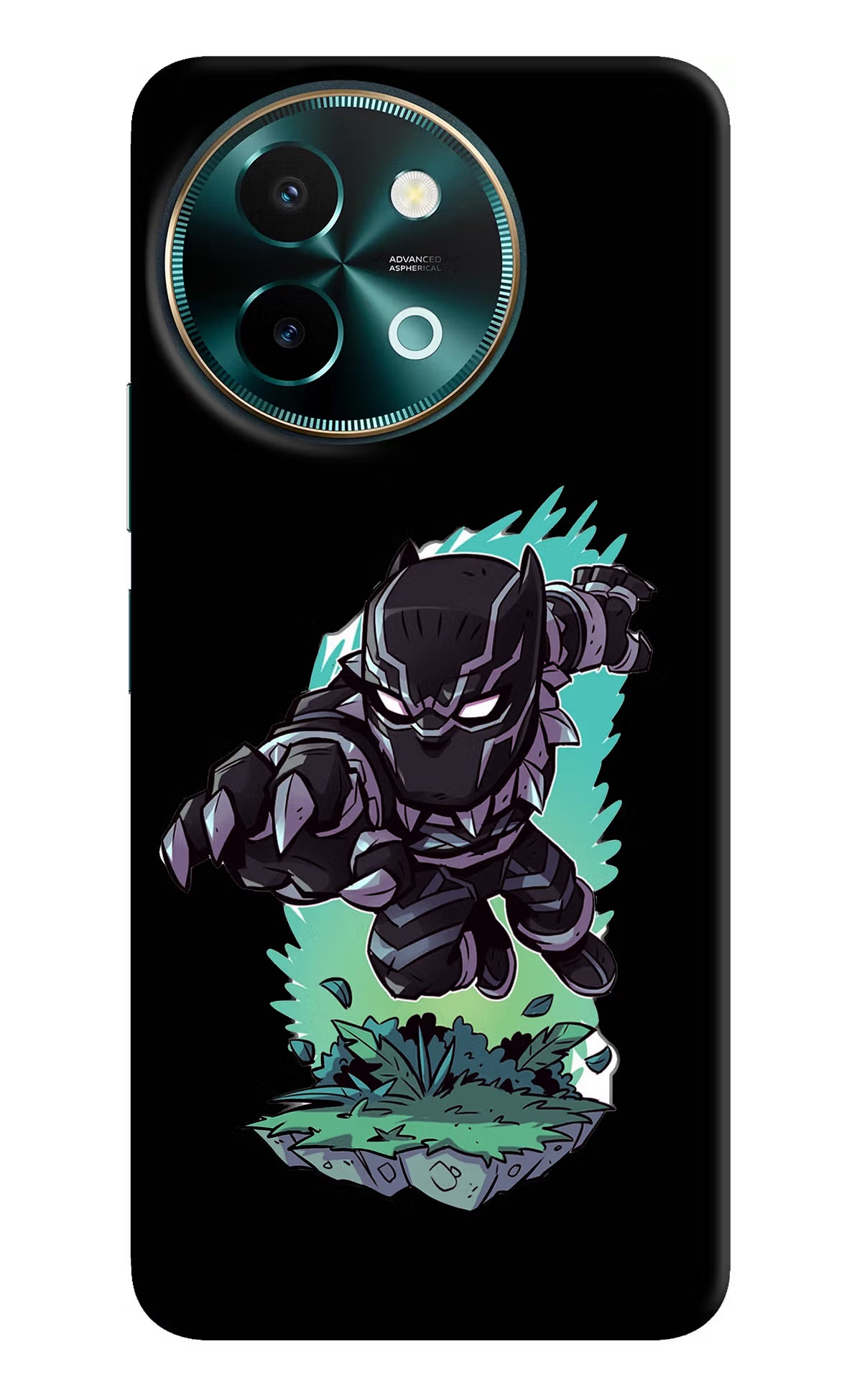 Black Panther Vivo Y58 5G Hard Case Back Cover by Casekaro