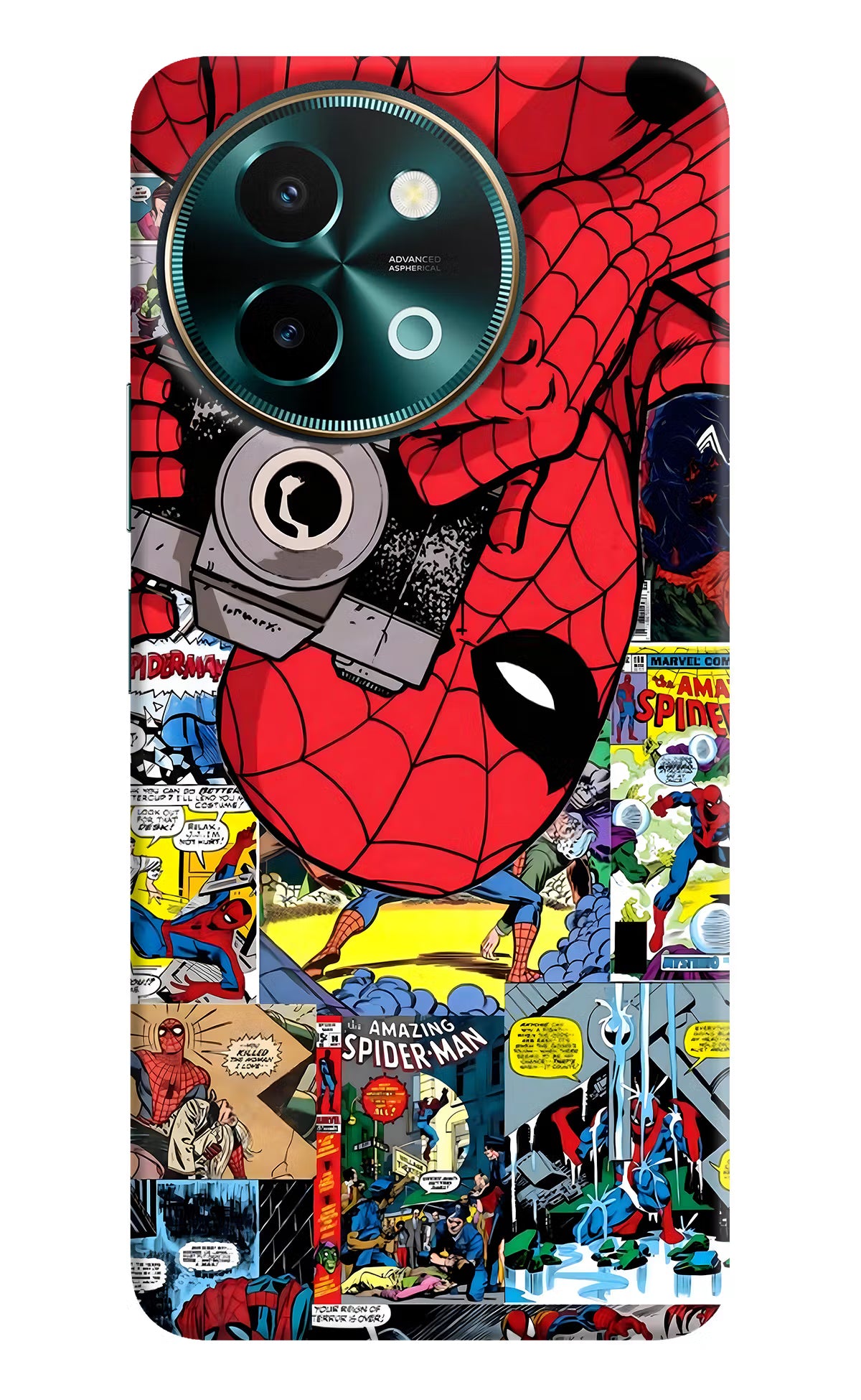 Spider Man Vivo Y58 5G Hard Case Back Cover by Casekaro
