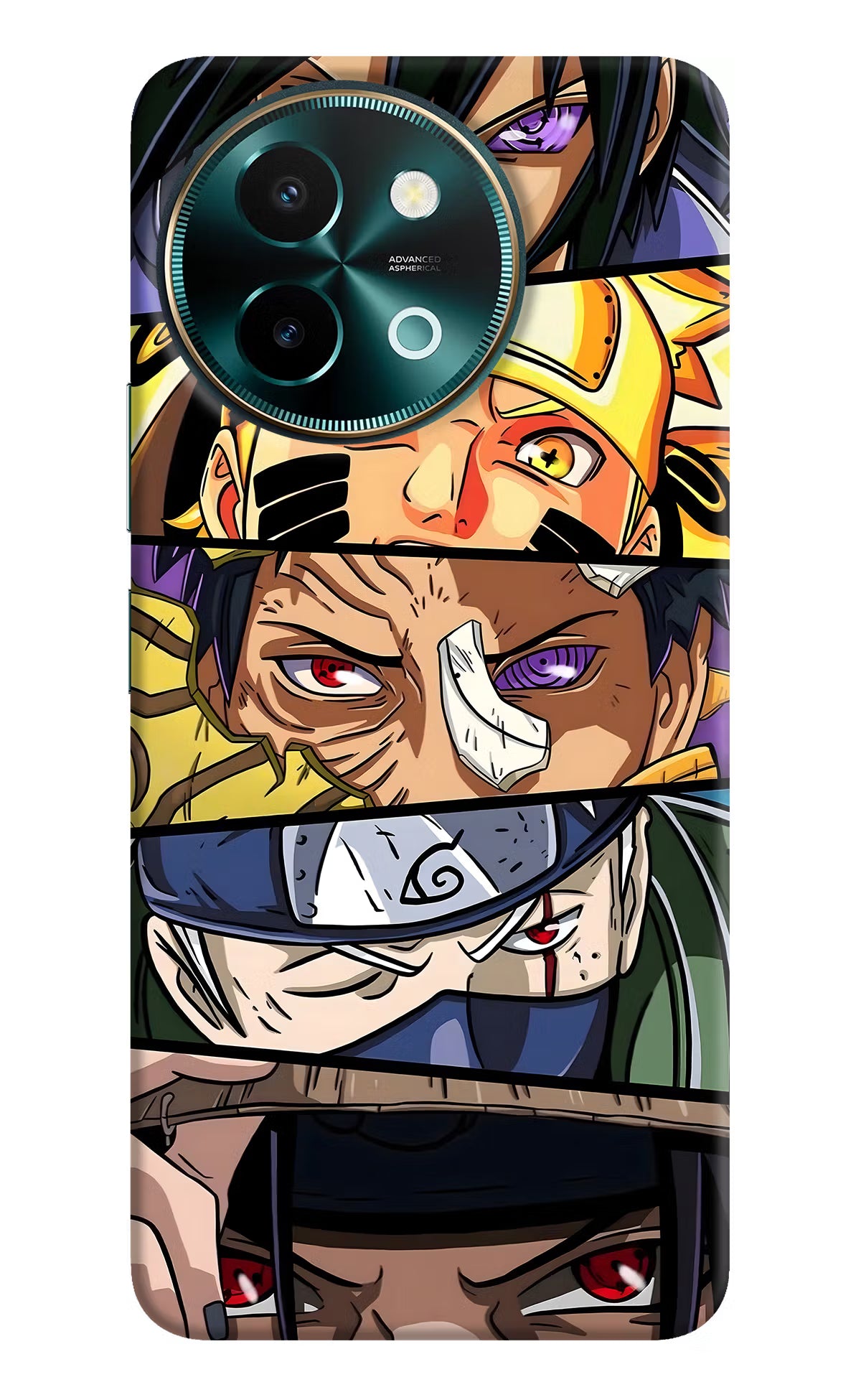 Naruto Character Vivo Y58 5G Hard Case Back Cover by Casekaro