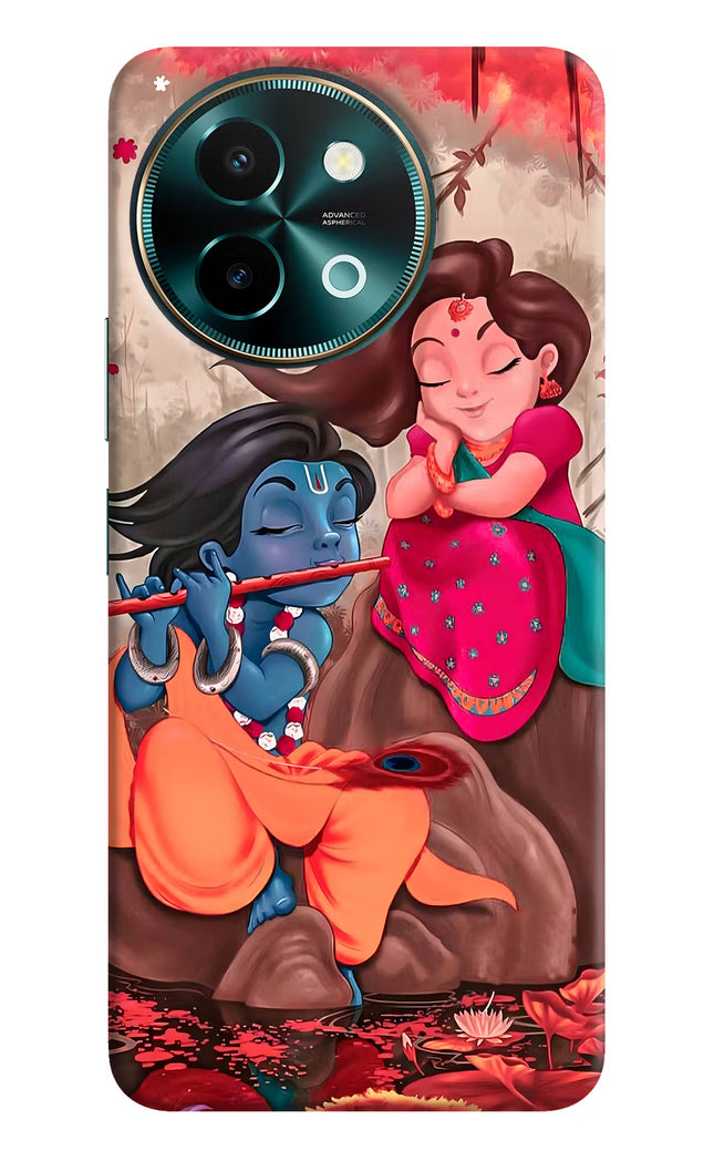 Radhe Krishna Vivo Y58 5G Hard Case Back Cover by Casekaro