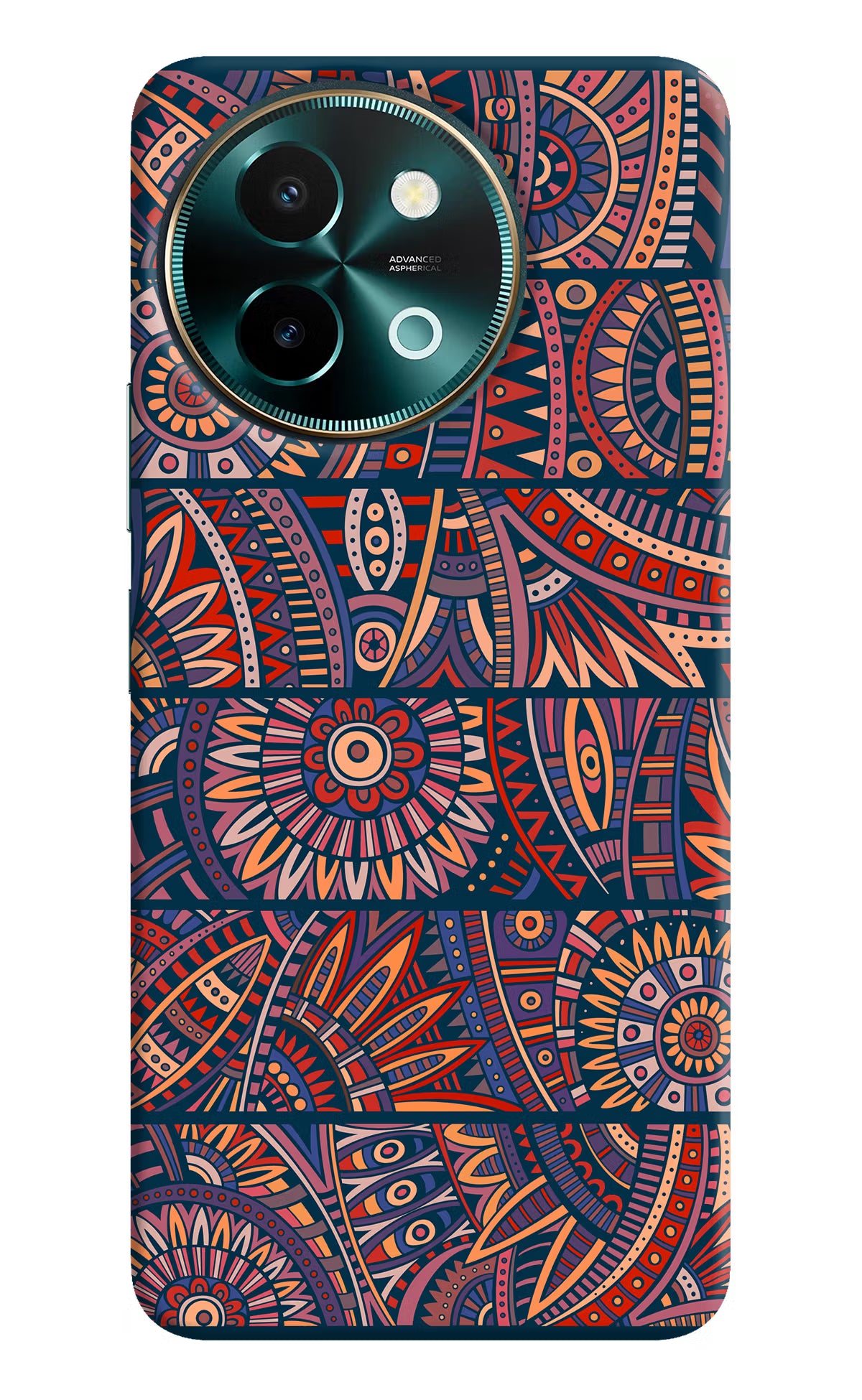 African Culture Design Vivo Y58 5G Hard Case Back Cover by Casekaro
