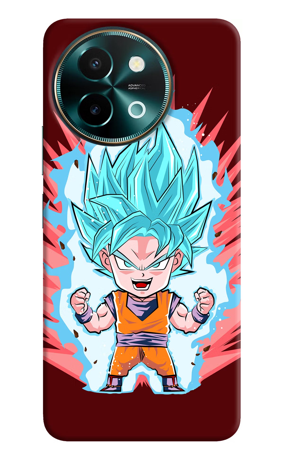 Goku Little Vivo Y58 5G Hard Case Back Cover by Casekaro