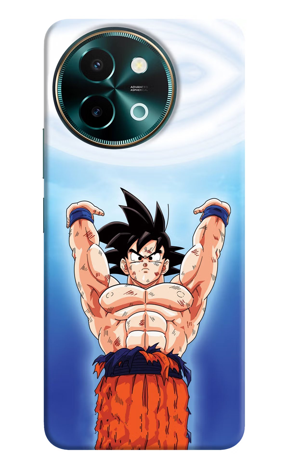 Goku Power Vivo Y58 5G Hard Case Back Cover by Casekaro
