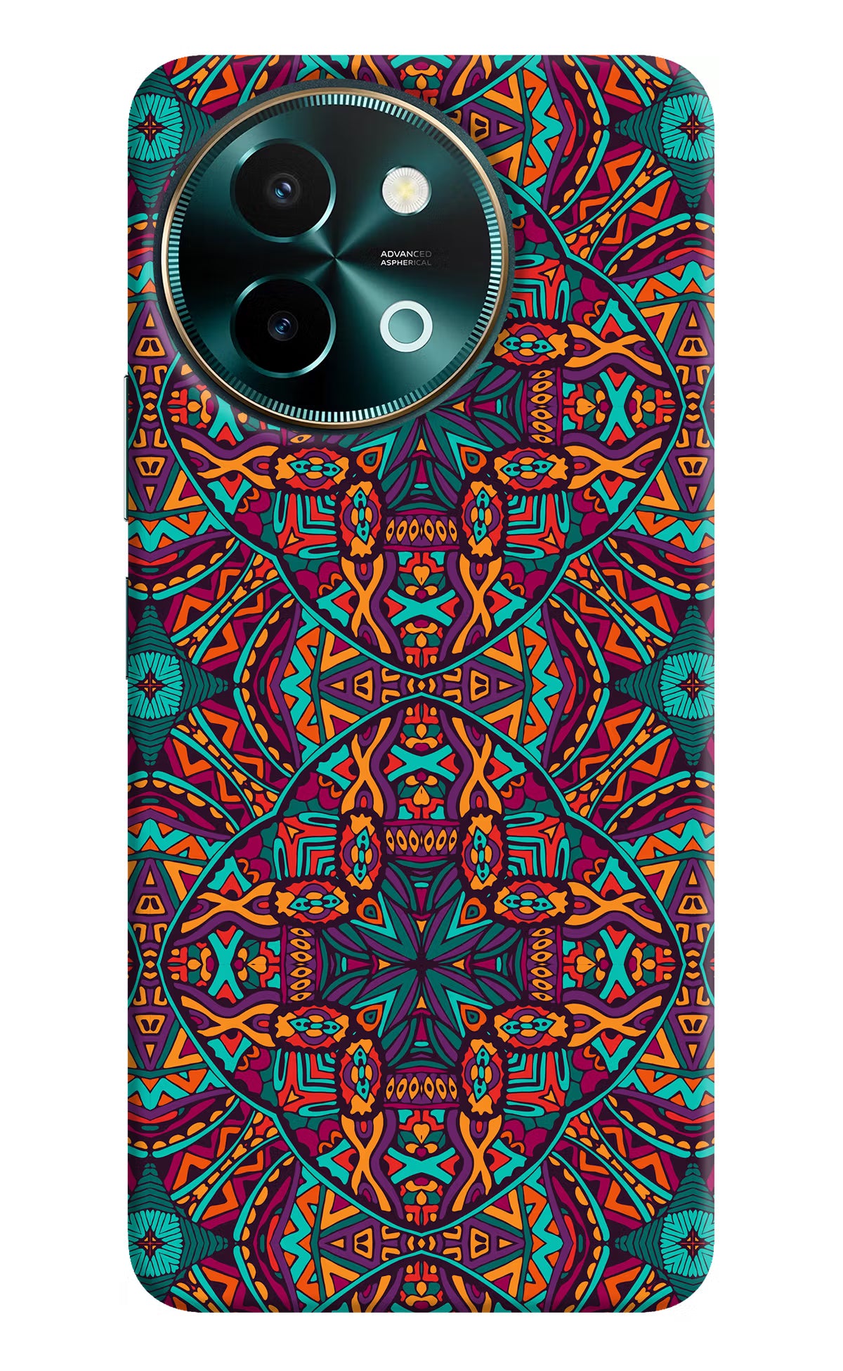 Colour Mandala Vivo Y58 5G Hard Case Back Cover by Casekaro
