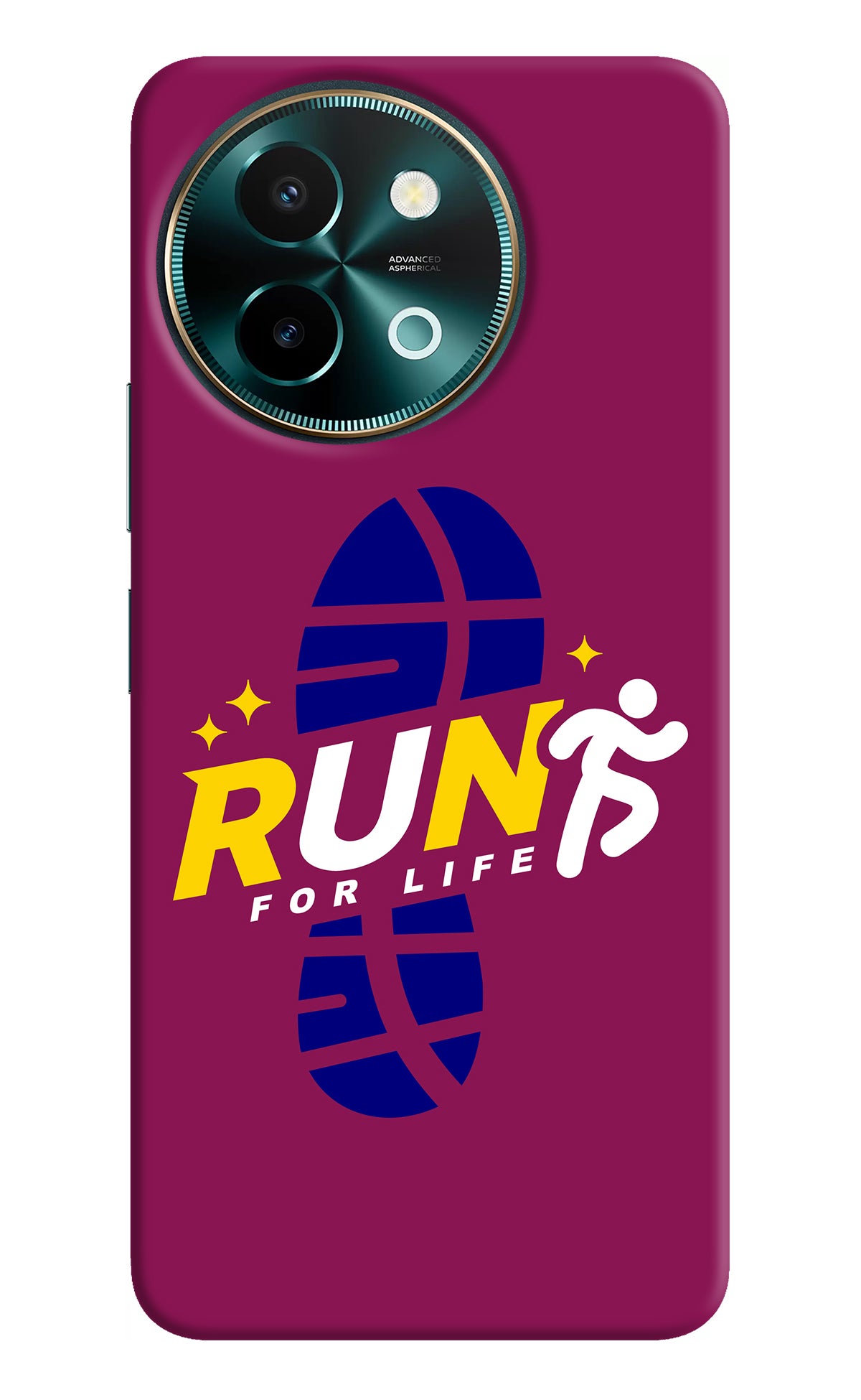 Run for Life Vivo Y58 5G Back Cover