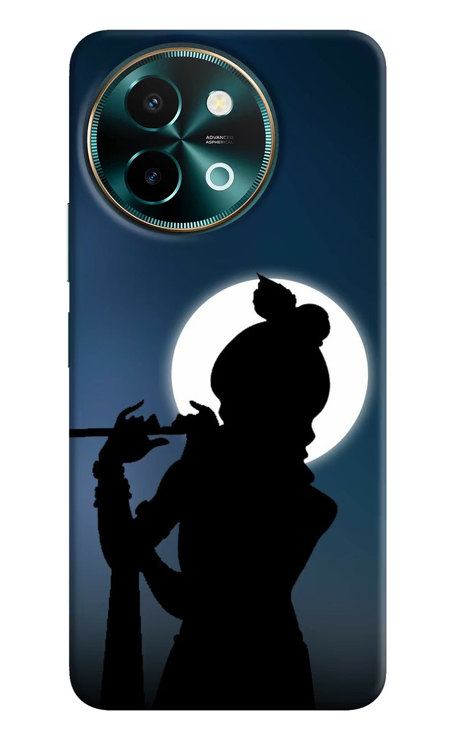 Shri Krishna Silhouette Vivo Y58 5G Back Cover, Hard case