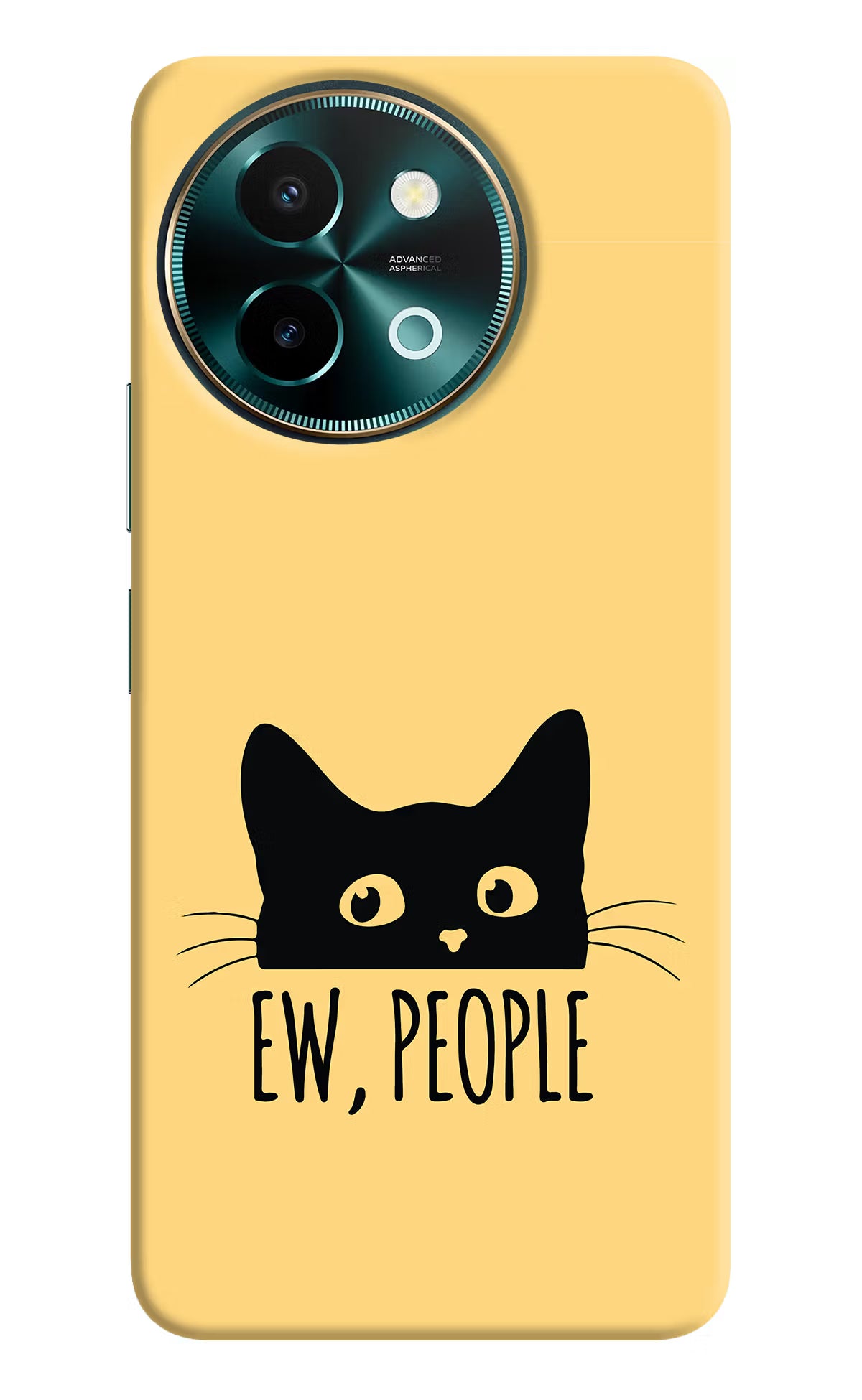Ew People Catitude Vivo Y58 5G Hard Case Back Cover by Casekaro