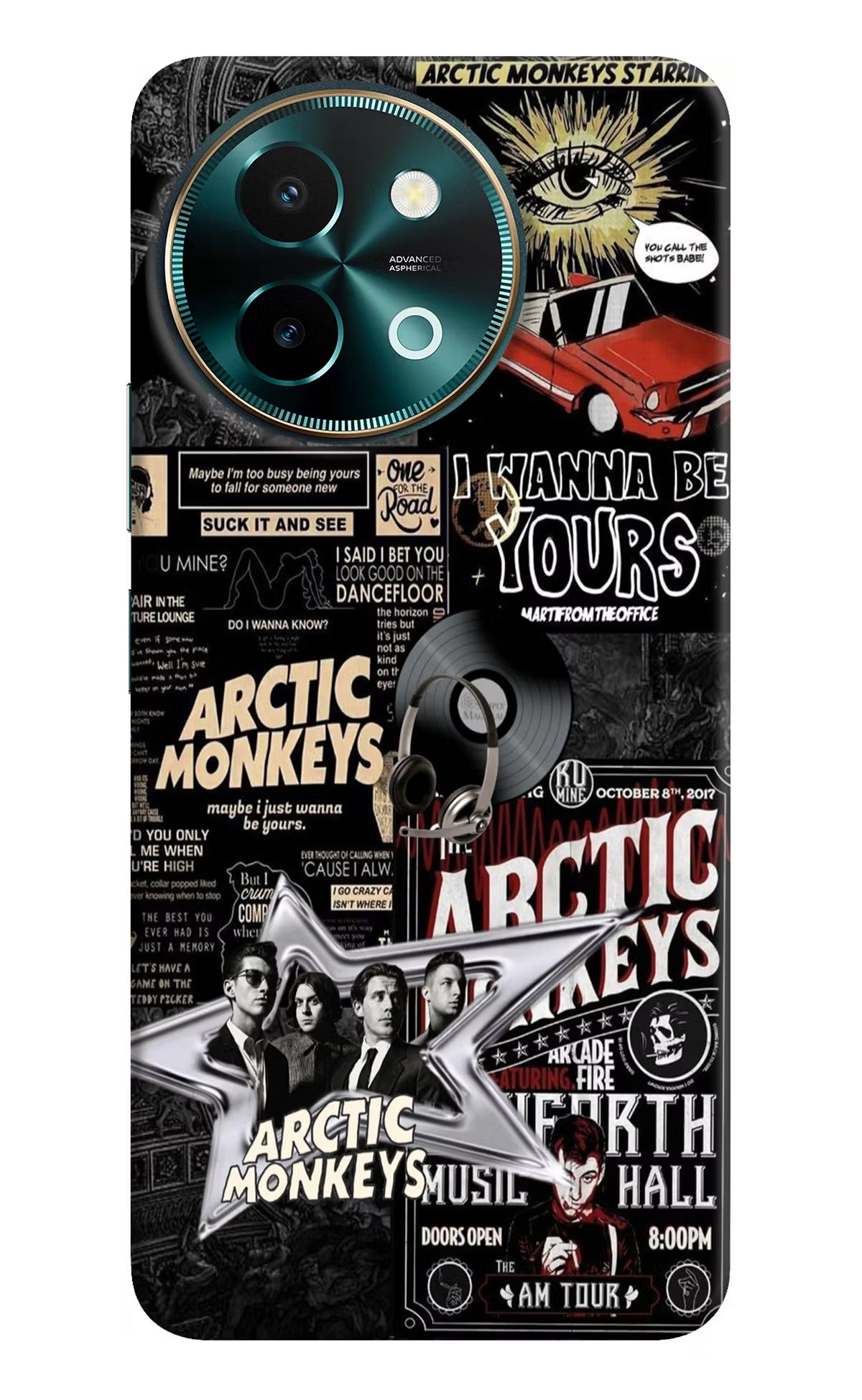 Arctic Monkeys Vivo Y58 5G Hard Case Back Cover by Casekaro