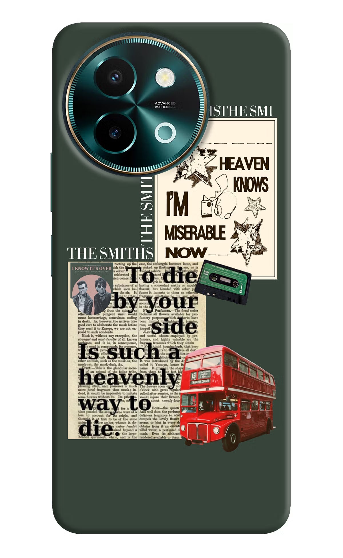 The Smiths Vivo Y58 5G Hard Case Back Cover by Casekaro