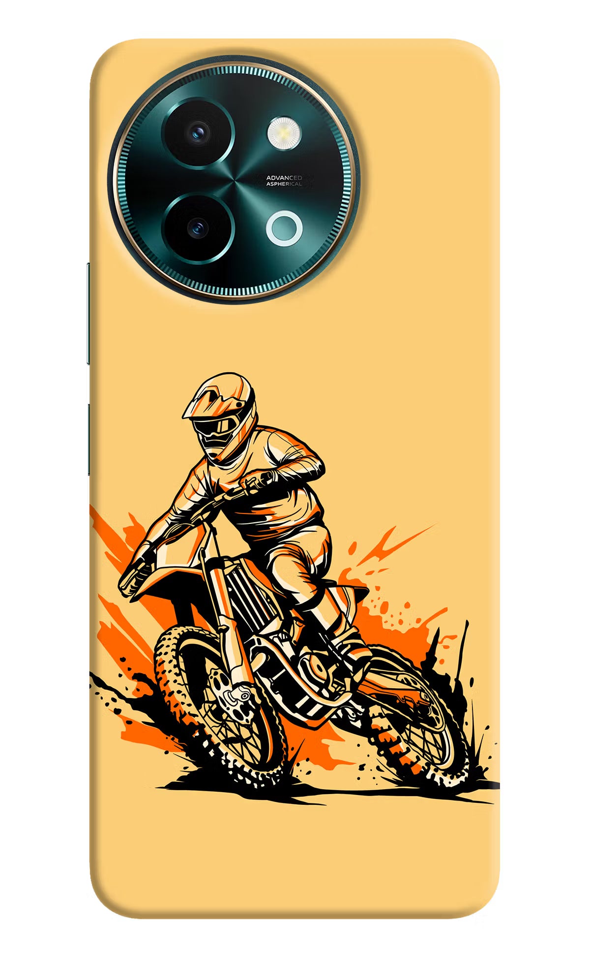 Off-Road Fury Vivo Y58 5G Hard Case Back Cover by Casekaro