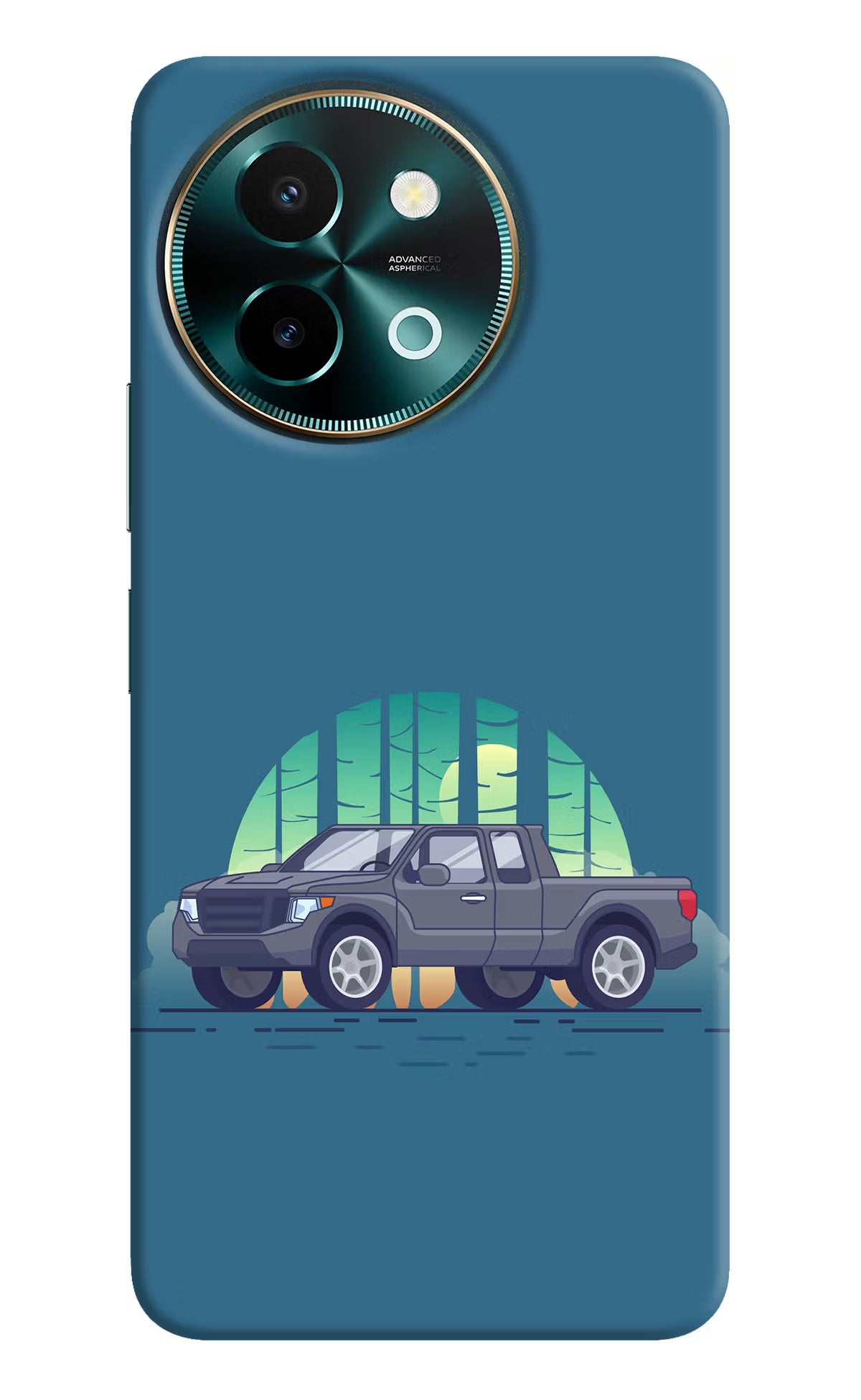 Retro Garage Vibe Vivo Y58 5G Hard Case Back Cover by Casekaro