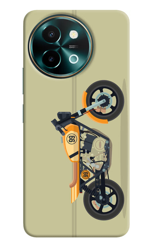 Vertical Speedster Vivo Y58 5G Hard Case Back Cover by Casekaro