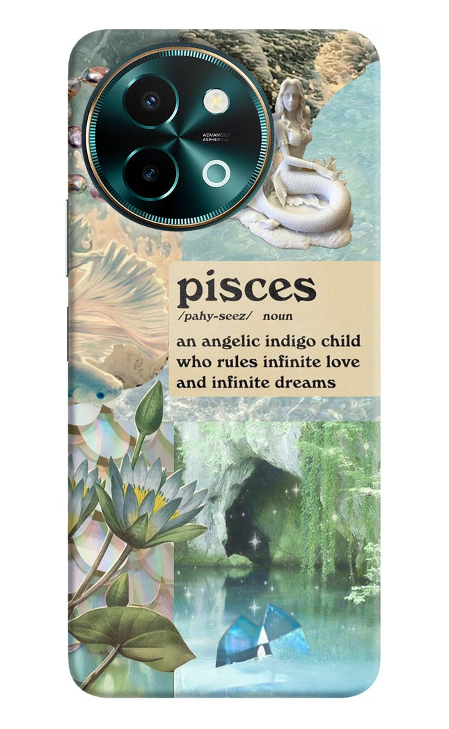 Pisces Zodiac Vivo Y58 5G Hard Case Back Cover by Casekaro