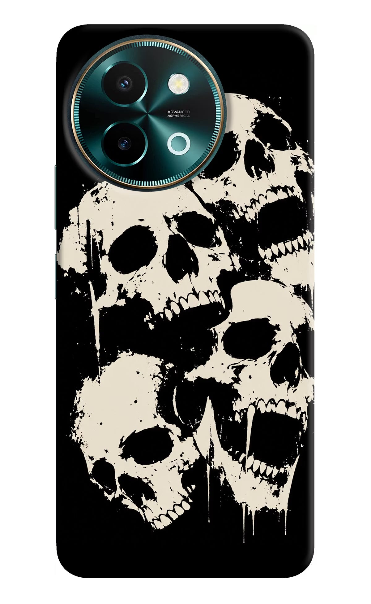 Dead Stack Vivo Y58 5G Hard Case Back Cover by Casekaro