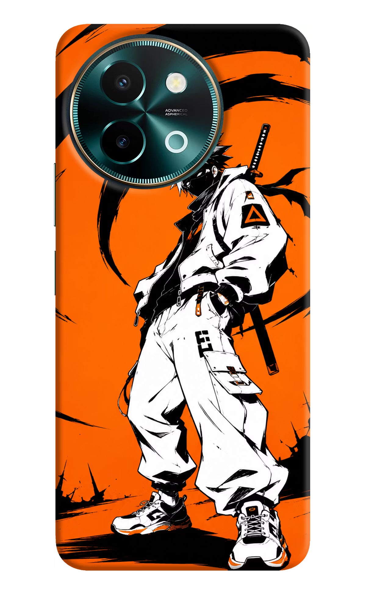 Street Samurai  Vivo Y58 5G Hard Case Back Cover by Casekaro