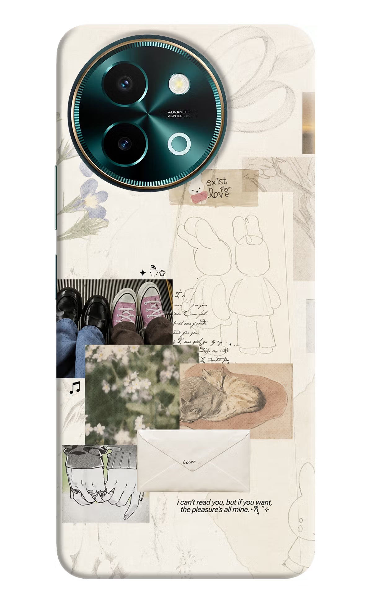 Soft Aesthetic Vivo Y58 5G Back Cover