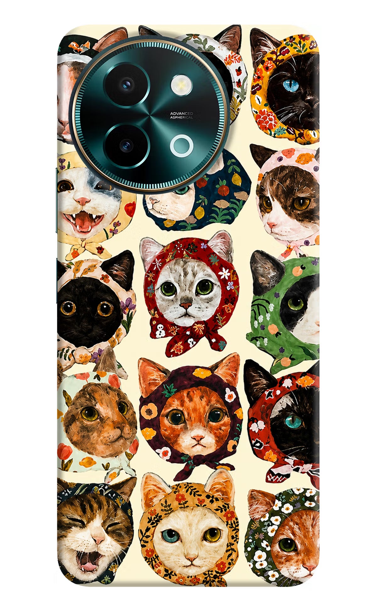 Cool Cat Vivo Y58 5G Back Cover