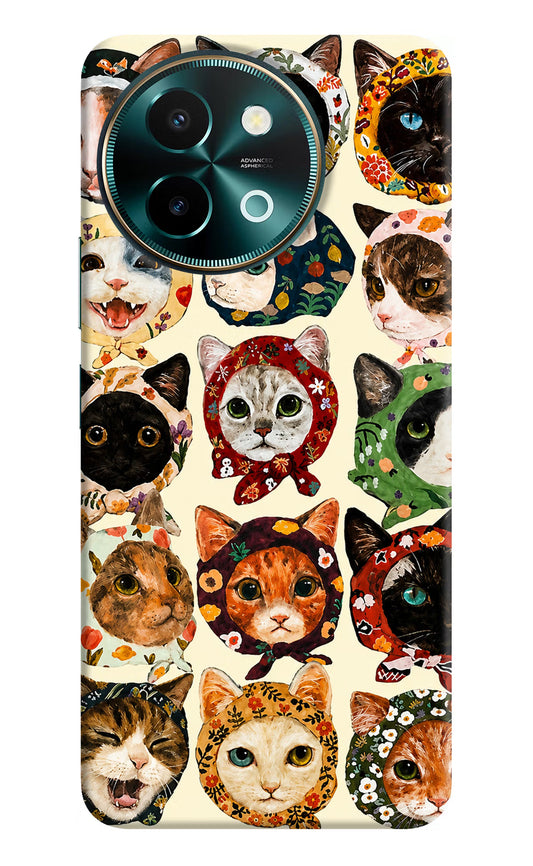 Cool Cat Vivo Y58 5G Hard Case Back Cover by Casekaro