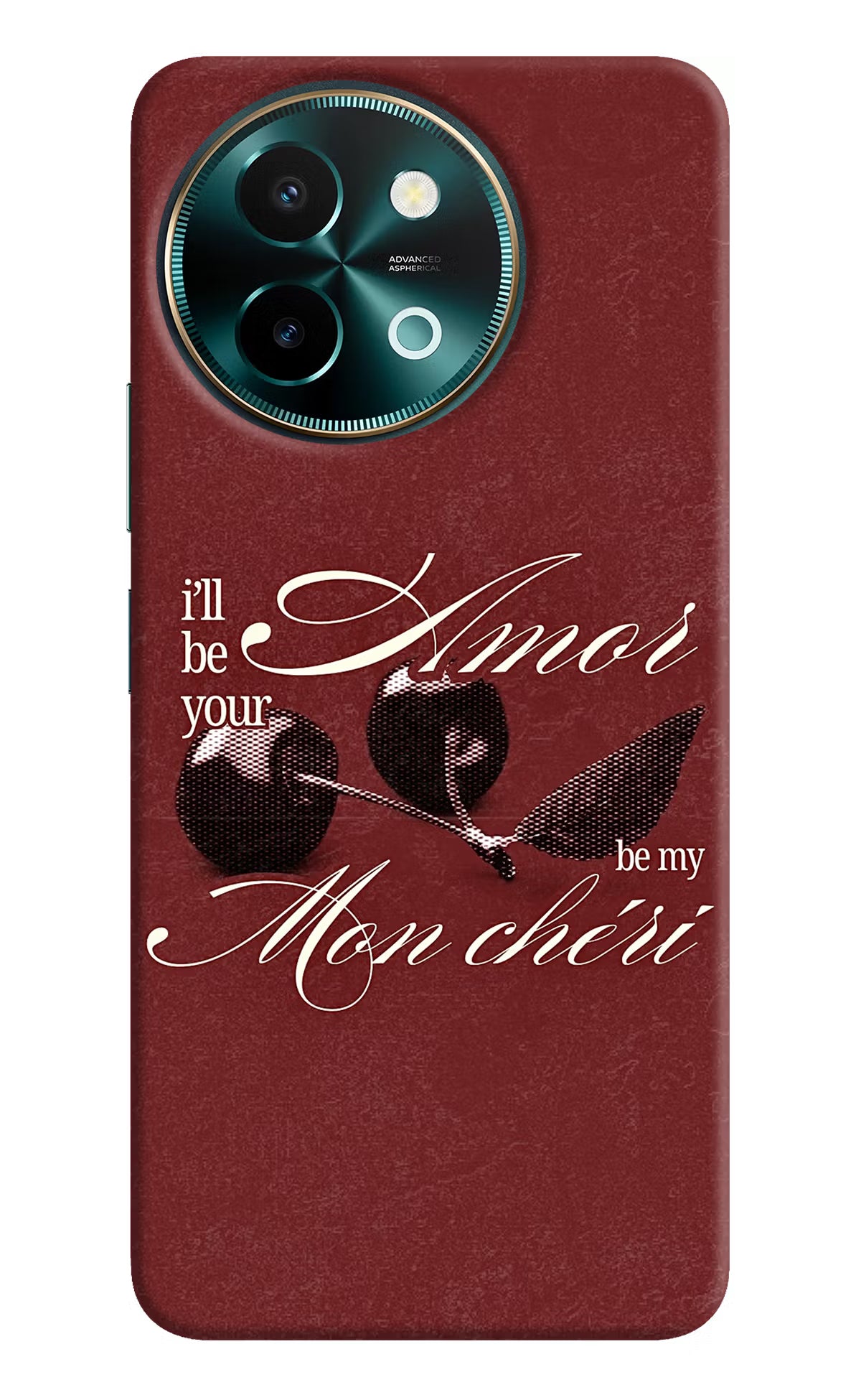 Velvet Cherry Vivo Y58 5G Back Cover