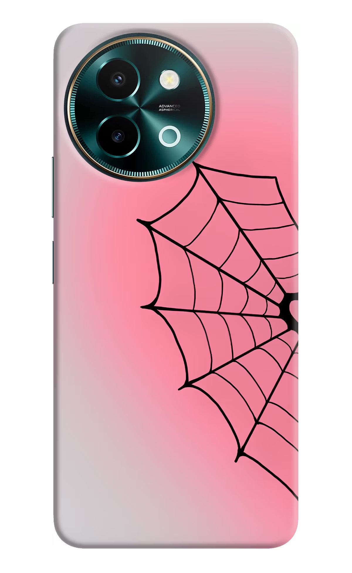 Pink Web Vivo Y58 5G Back Cover