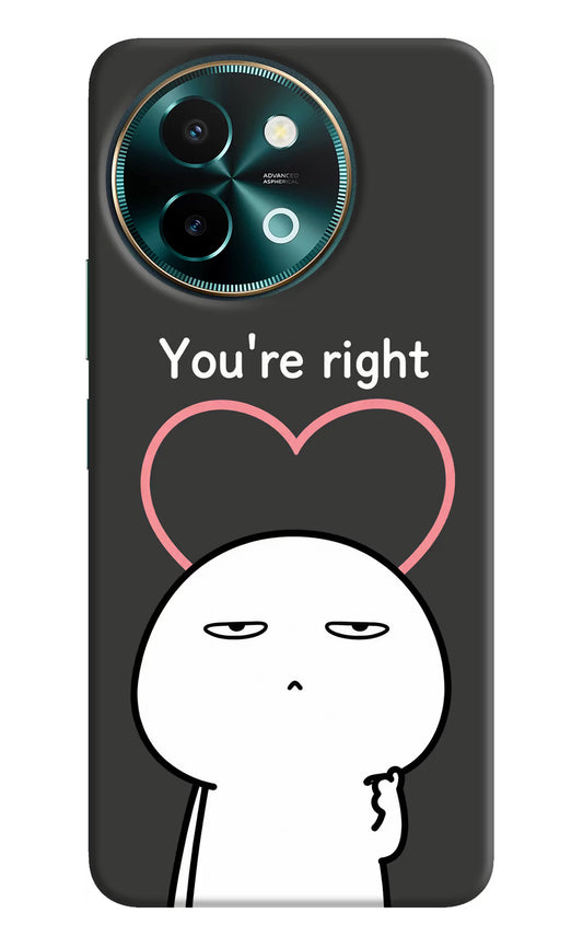 You're Right Vivo Y58 5G Hard Case Back Cover by Casekaro