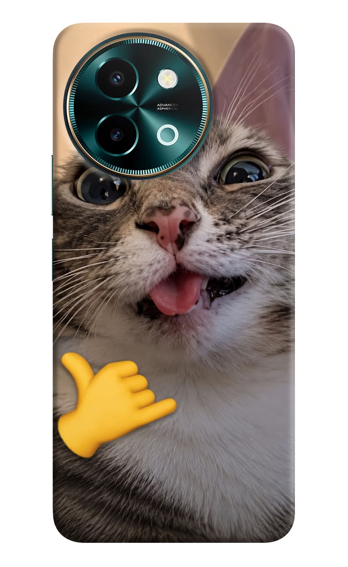 Silly Cat Call Vivo Y58 5G Back Cover