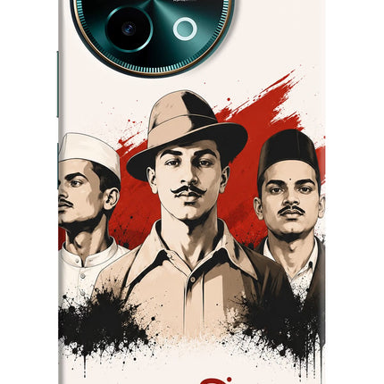 Bhagat Singh Trio Vivo Y58 5G Hard Case Back Cover by Casekaro
