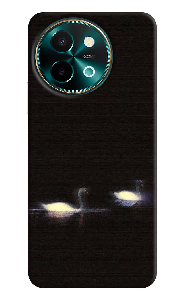 Silent Swans Vivo Y58 5G Hard Case Back Cover by Casekaro