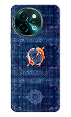 Koi Blue Vivo Y58 5G Hard Case Back Cover by Casekaro
