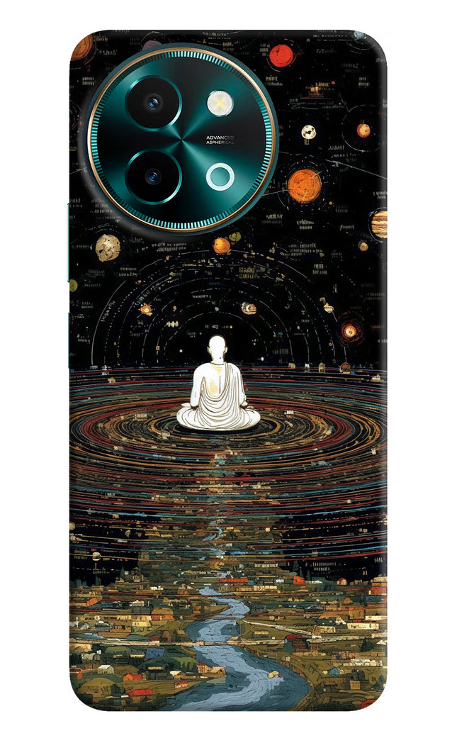 Space Monk Vivo Y58 5G Hard Case Back Cover by Casekaro
