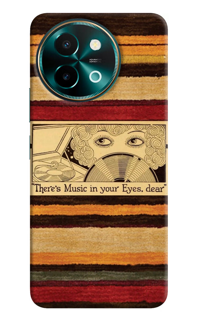 Vinyl Stripes Vivo Y58 5G Hard Case Back Cover by Casekaro