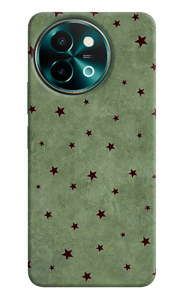 Green Stars Vivo Y58 5G Hard Case Back Cover by Casekaro