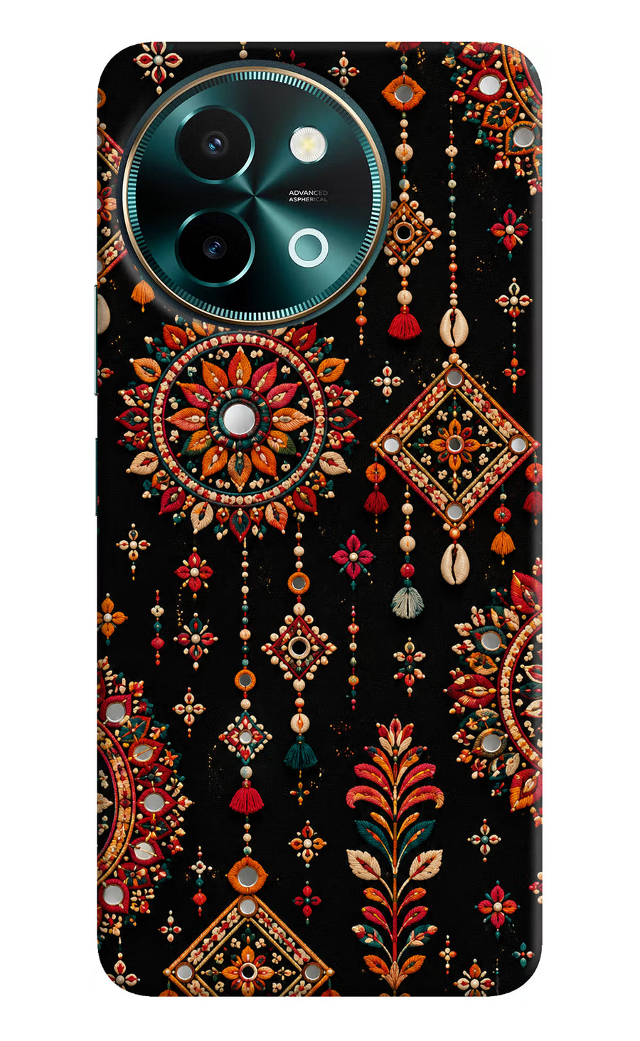 Boho Noir Vivo Y58 5G Back Cover, Hard case