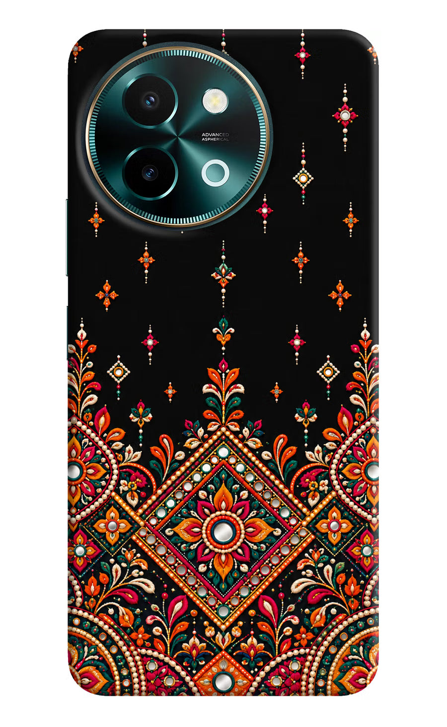 Noir Mehfil Vivo Y58 5G Back Cover, Hard case