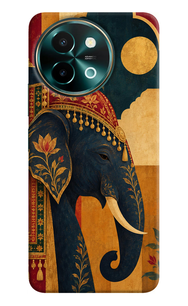 Royal Elephant Vivo Y58 5G Hard Case Back Cover by Casekaro